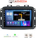Carmedia Car Audio System for Fiat 500L 2012+ (Bluetooth/USB/WiFi/GPS/Apple-Carplay/Android-Auto) with Touch Screen 10"