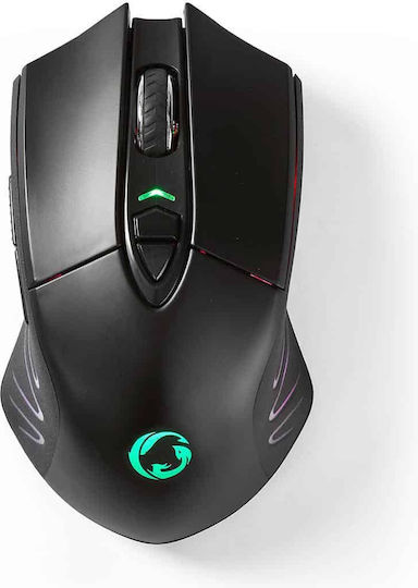 Nedis GMWS200BK Ασύρματο RGB Gaming Ποντίκι 10000 DPI Μαύρο