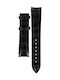 Tissot Couturier Δερμάτινο Λουράκι Μαύρο 18mm