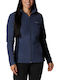 Columbia Basin Trail Iii Full Women's Cardigan with Zipper Navy Blue