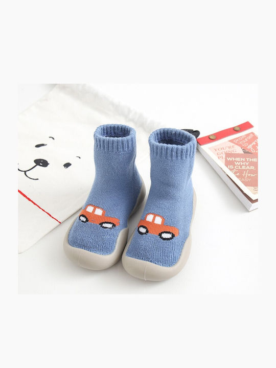 Childrenland Kinderstrümpfe Hausschuh-Socken Blau