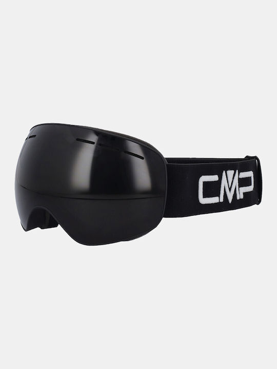 CMP Ski- & Snowboardbrille Erwachsene Schwarz mit Linse Spiegel in Schwarz Farbe
