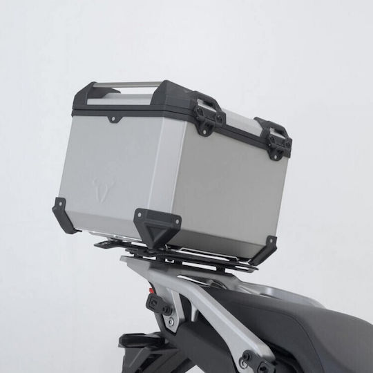 SW-Motech Motorcycle Top Case Aluminum 38L Silver