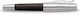 Faber-Castell E-motion Füllfederhalter Mittel Schwarze Holz mit Schwarz Tintenfarbe