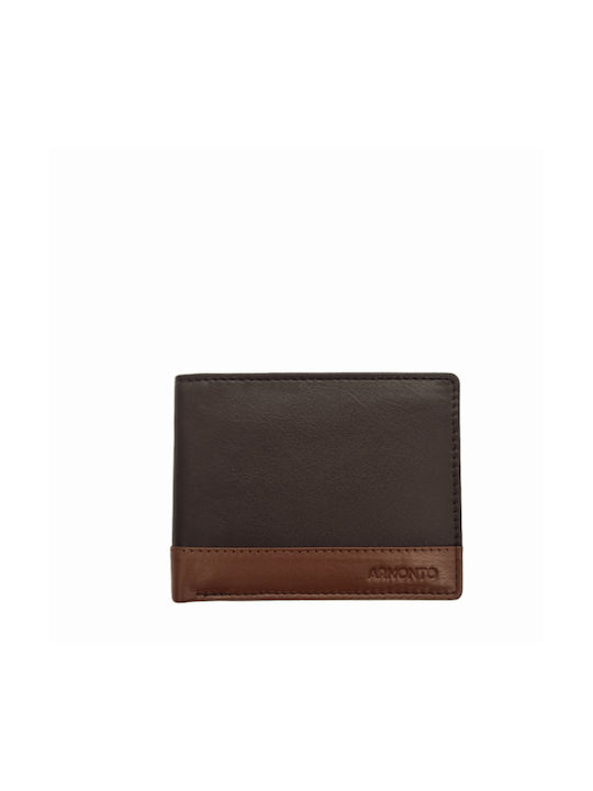 Armonto Men's Leather Wallet with RFID Brown