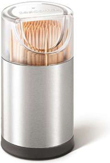 Tescoma Θήκη για Οδοντογλυφίδες Inox 4.5x8εκ. Ασημί