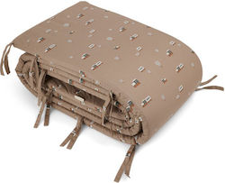 Nuuroo Crib Bumpers Classic Inside Brown 30x360cm