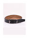 Mcan Men's Leather Belt Black