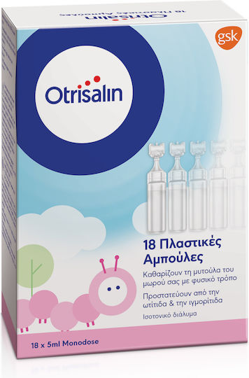 Otrisalin Kochsalzlösung Für Nasenreinigung Und Befeuchtung In Ampullen 18x5ml