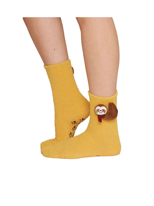 Noidinotte Women's Socks Yellow