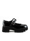 Damen Ballerinas aus Lackleder Schwarze