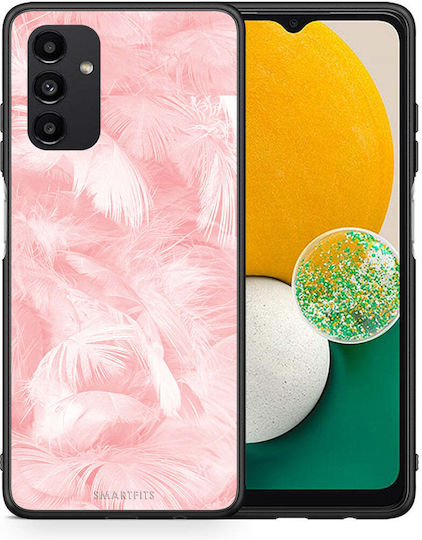 Smartfits Boho Pink Feather Back Cover Ροζ (Galaxy A04s)