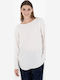 Damen Bluse Langärmelig Weiß