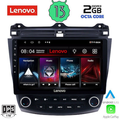 Lenovo Sistem Audio Auto pentru Honda Conformitate 2003-2007 (Bluetooth/USB/WiFi/GPS/Apple-Carplay/Android-Auto) cu Ecran Tactil 10"
