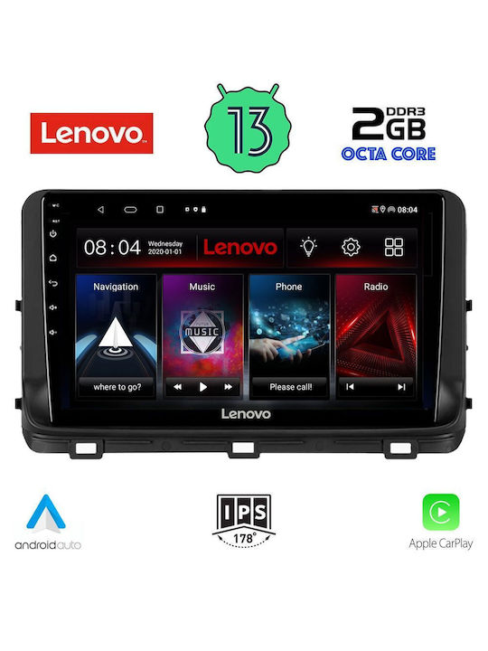 Lenovo Ηχοσύστημα Αυτοκινήτου για Kia Ceed 2018-2022 (Bluetooth/USB/WiFi/GPS/Apple-Carplay/Android-Auto) με Οθόνη Αφής 10"