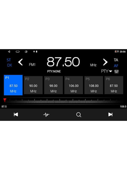Lenovo Ηχοσύστημα Αυτοκινήτου για Ford Fiesta 2018> (Bluetooth/USB/WiFi/GPS/Apple-Carplay/Android-Auto) με Οθόνη Αφής 10"