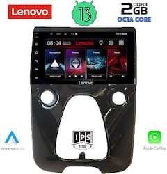 Lenovo Ηχοσύστημα Αυτοκινήτου για Toyota Aygo 2014> (Bluetooth/USB/WiFi/GPS/Apple-Carplay/Android-Auto) με Οθόνη Αφής 10"