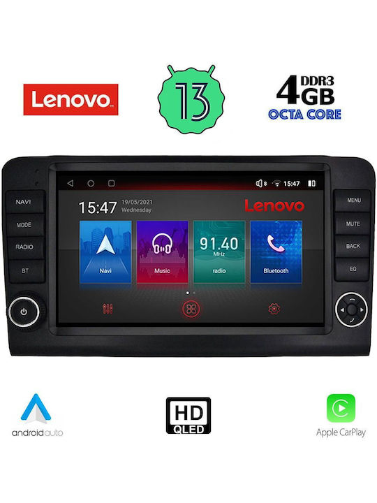 Lenovo Ηχοσύστημα Αυτοκινήτου για Mercedes-Benz ML 2005-2011 (Bluetooth/USB/WiFi/GPS) με Οθόνη Αφής 9"
