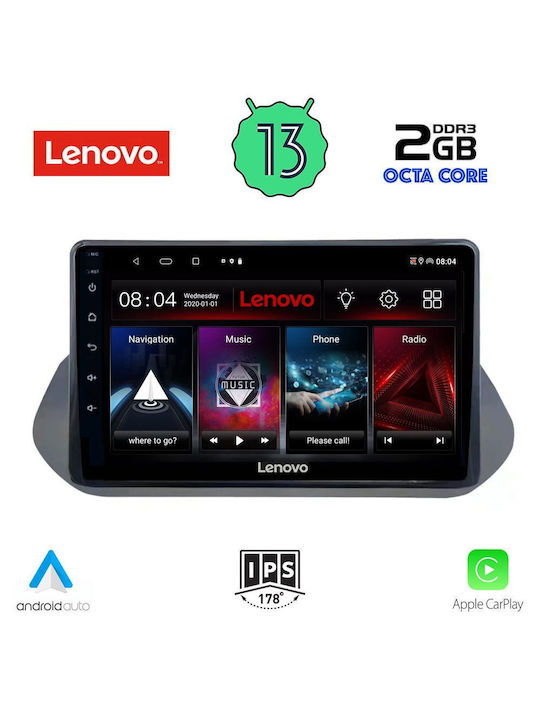 Lenovo Ηχοσύστημα Αυτοκινήτου για Nissan Qashqai 2021> (Bluetooth/USB/WiFi/GPS/Apple-Carplay/Android-Auto) με Οθόνη Αφής 10"