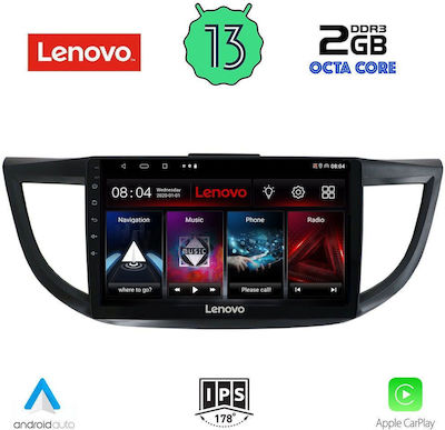 Lenovo Ηχοσύστημα Αυτοκινήτου για Honda CR-V 2013-2017 (Bluetooth/USB/WiFi/GPS/Apple-Carplay/Android-Auto) με Οθόνη Αφής 10"