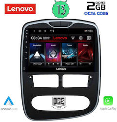Lenovo Ηχοσύστημα Αυτοκινήτου για Renault Clio 2012-2015 (Bluetooth/USB/WiFi/GPS/Apple-Carplay/Android-Auto) με Οθόνη Αφής 10"
