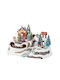 Kaemingk Illuminated Christmas Decorative Battery Village with Motion 31x20x19cm