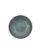 XM-Casa Plate Soup made of Porcelain Blue with Diameter 23cm 6pcs
