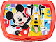 Stor Recipient pentru copii din plastic Mickey Roșu x x 5.6buc