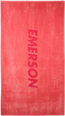 Emerson Πετσέτα Θαλάσσης Βαμβακερή Ροζ 160x86εκ.
