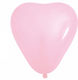 Set of 6 Balloons Latex Pink Birthday-Celebration Καρδιες