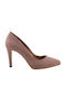 Stefania Suede Pink Heels