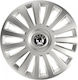 Versaco Car Hubcap Set Luxury with Skoda Emblem...
