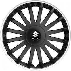 Versaco Crystal Car Hubcaps 14" with Suzuki Brand Logo 4 Pieces Versaco Crystal Car Hubcaps 14" with Suzuki Brand Logo 4 Pieces