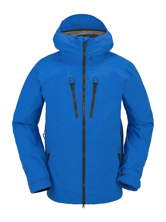 Volcom G0452401-EBL Ανδρικό Μπουφάν Gore-Tex για Σκι & Snowboard Μπλε