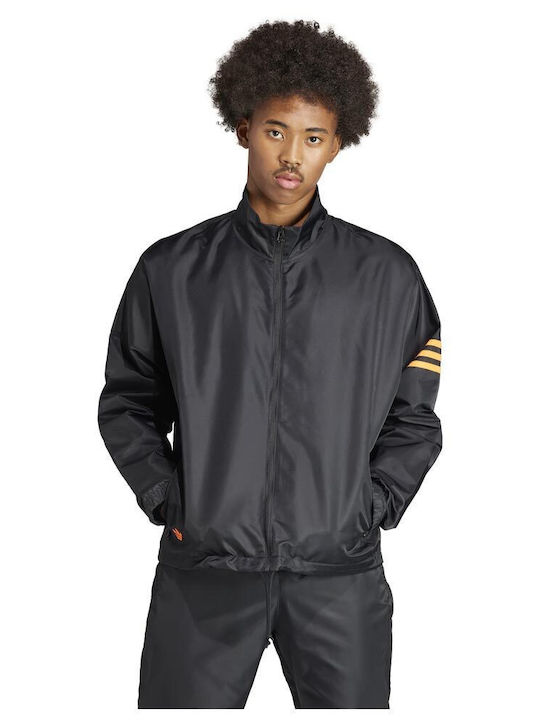 adidas Track Top Ανδρική Ζακέτα Track Jacket Μαύρη