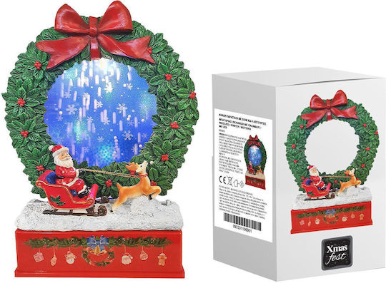 XMASfest Χριστоулгенски свещи и свещници Пластмасов Lattern На батерия 21x27см.