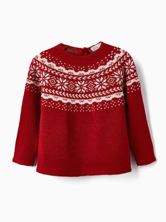 Zippy Kids Sweater Long Sleeve Red