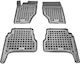 Sahler Set of Front and Rear Mats 4pcs Tray Type for Kia Sorento 2003-2009 Black