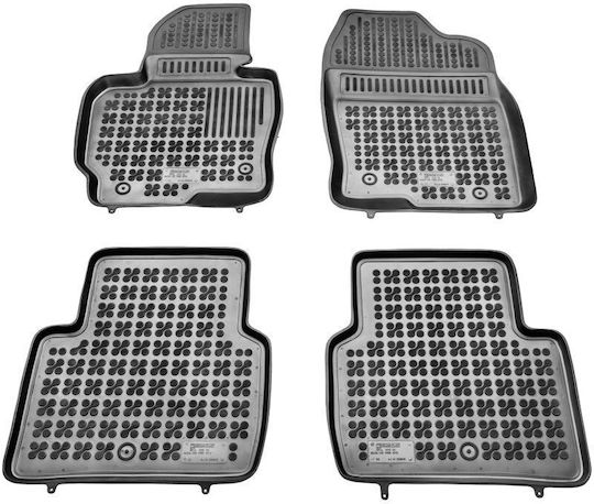 Sahler Set of Front and Rear Mats 4pcs Tray Type for Mazda CX-5 2012-2017 Black