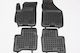 Sahler Set of Front and Rear Mats 4pcs Tray Type for Suzuki Swift Mercedes-Benz V 2017+ Black