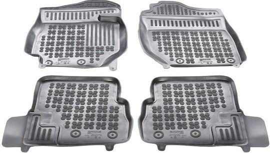 Sahler Set of Front and Rear Mats 4pcs Tray Type for Suzuki Jimny 2018+ Black