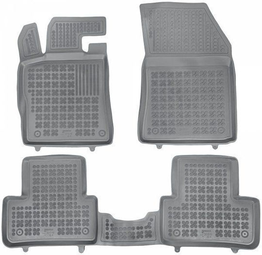 Sahler Set of Front and Rear Mats 4pcs Tray Type for Peugeot 308 Opel Astra Citroen DS4 Scania L Black