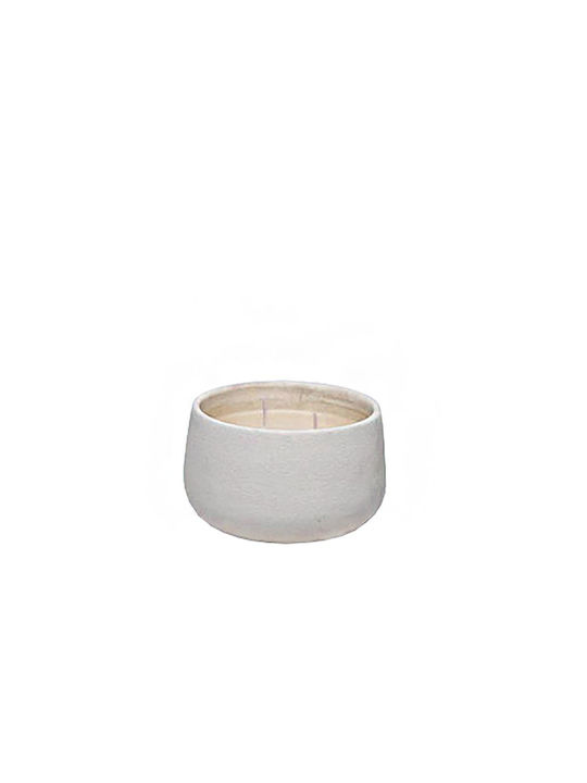 Zaros Scented Candle Jar White 1pcs