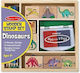 Melissa & Doug Печати Dinos за Деца 4+ години+ Години 15бр