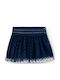 Kids' Tulle Tutu Skirt Polka Dot Navy Blue