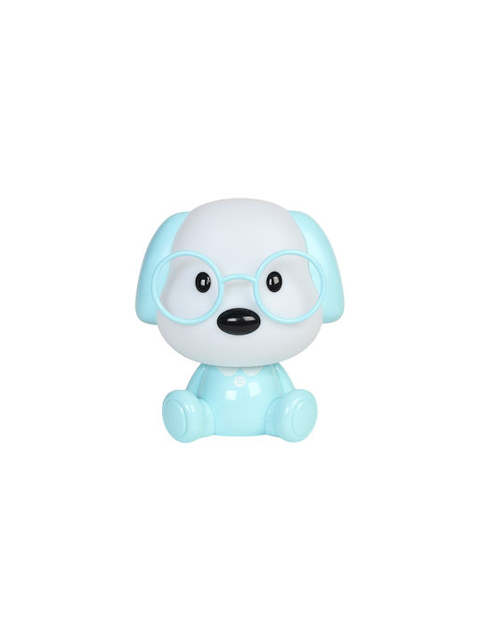 Keskor Kids Decorative Lamp Dog Light Blue 17x14x18.5εκ.