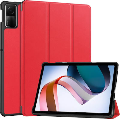 Color 3-fold Holder Wasserdicht Leder Rot Redmi Pad SE EDA005178901C