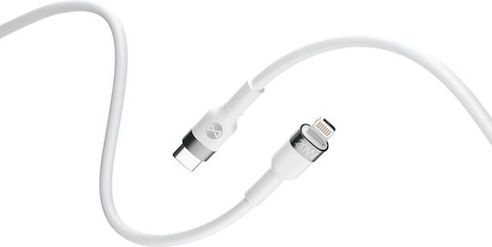Forever USB-C to Lightning Cable 20W Λευκό 2m
