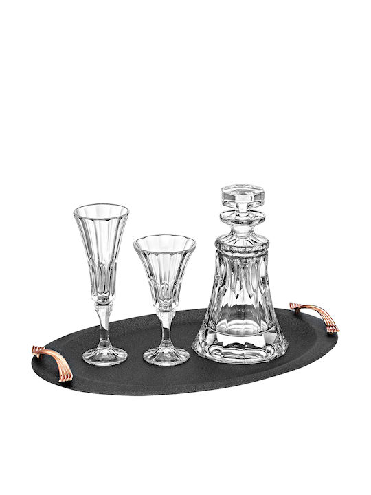 Novaker Glas / Metallisch Schwarz 3Stück
