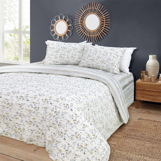 Lino Home Комплект Пухено Куинсайз 220x240бр Agne Сив 3бр 350 г/м²Gsm